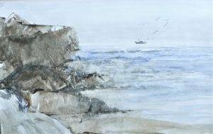 Denise Breton, Au large Aquarelle